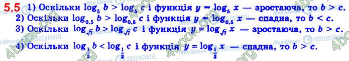 ГДЗ Алгебра 11 класс страница 5.5